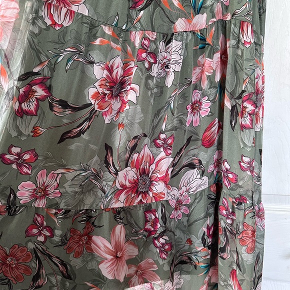 Elena Baldi Silk Blend Floral Sundress Italy Boho S - Picture 3 of 11